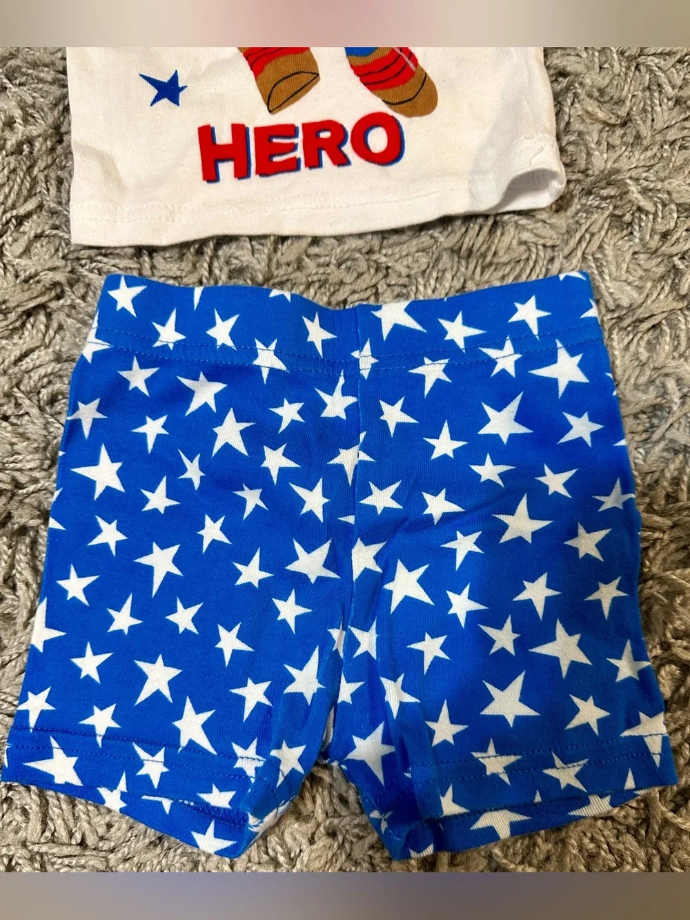Marvel Captain America Blue White Red Star Kids Costume Set - Picture 5 of 13